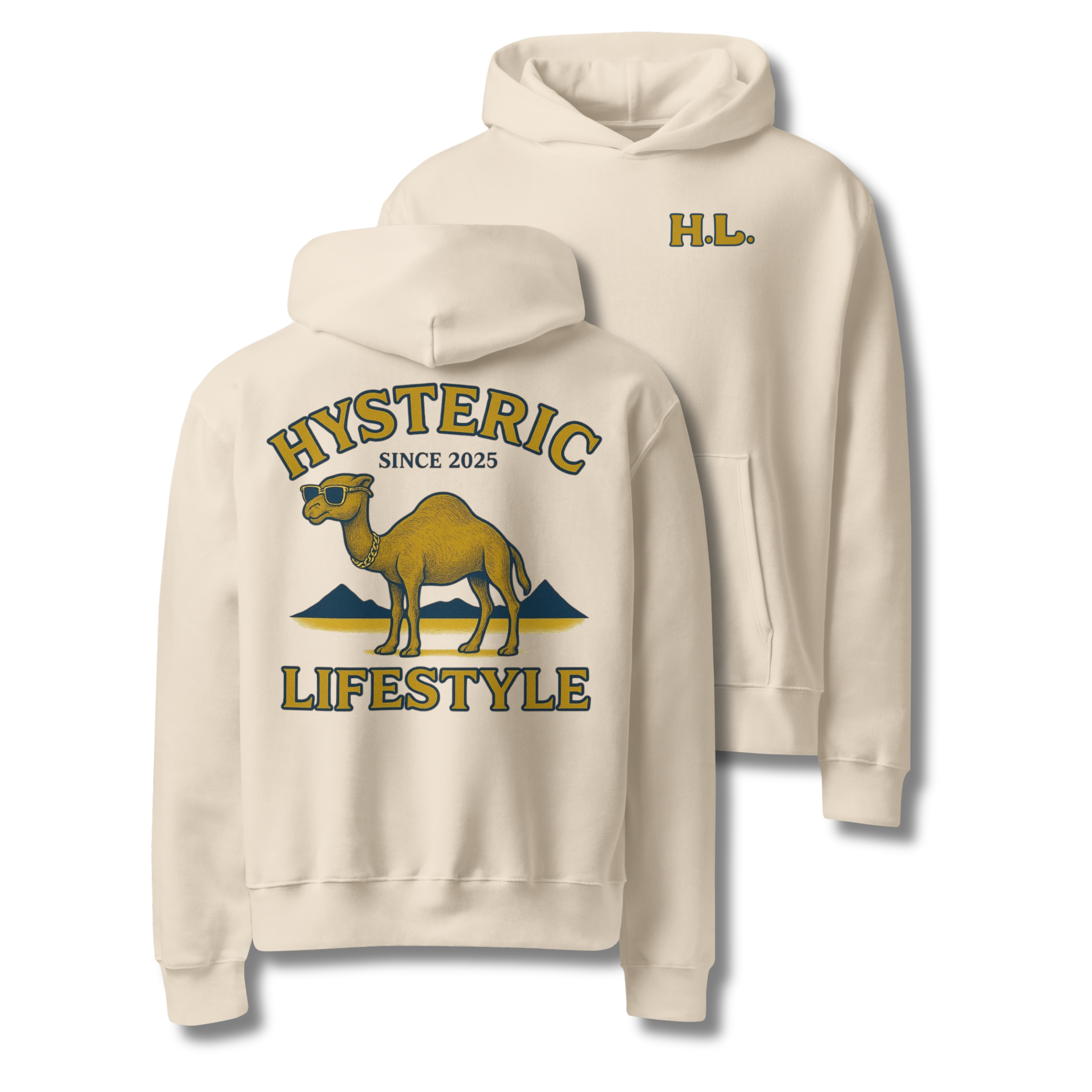 H.L. Camel Oversized Hoodie