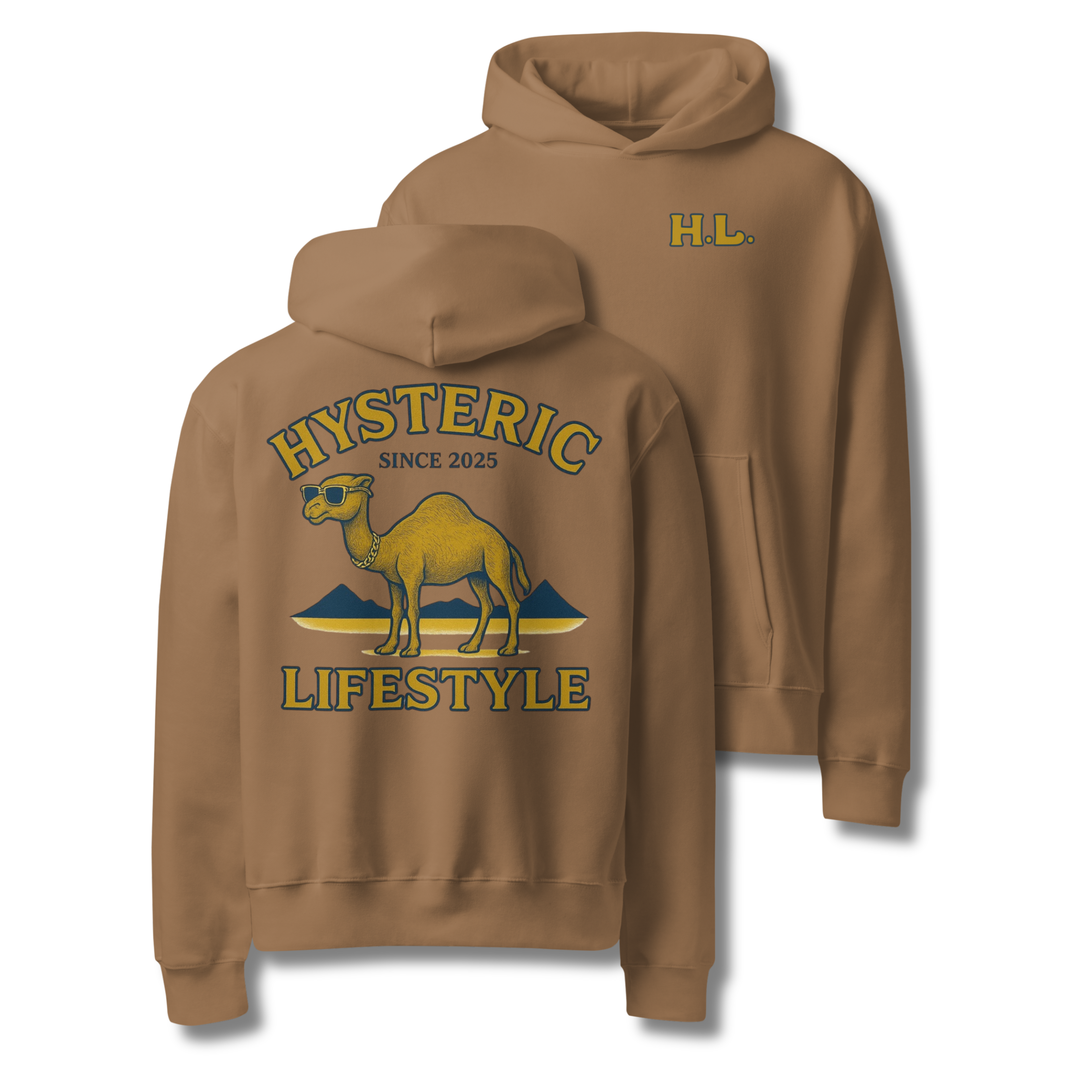 H.L. Camel Oversized Hoodie