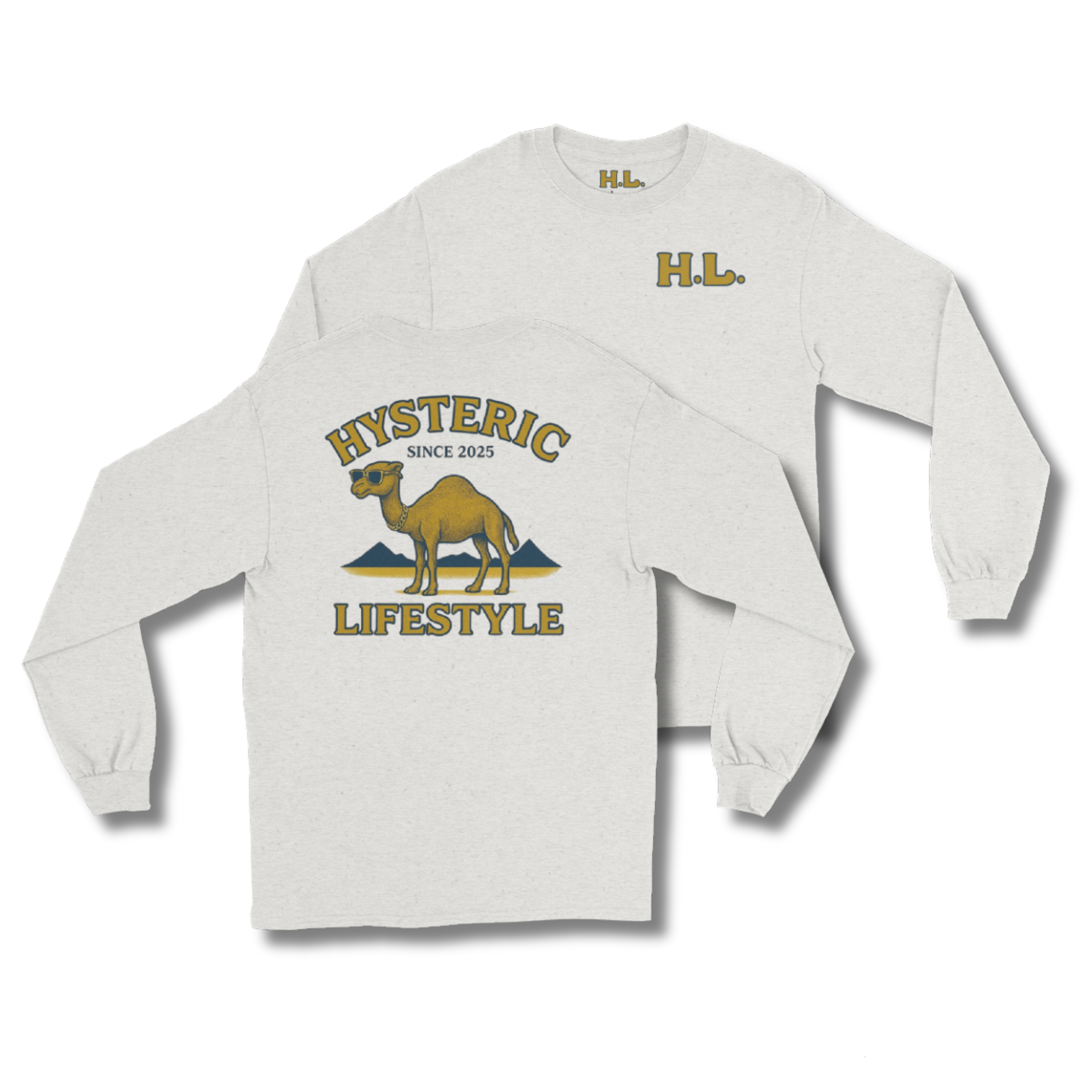 H.L. Camel Long Sleeve Shirt