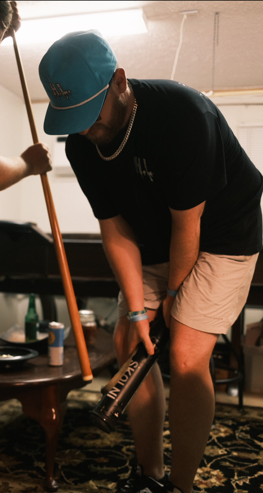 H.L. Golf rope cap