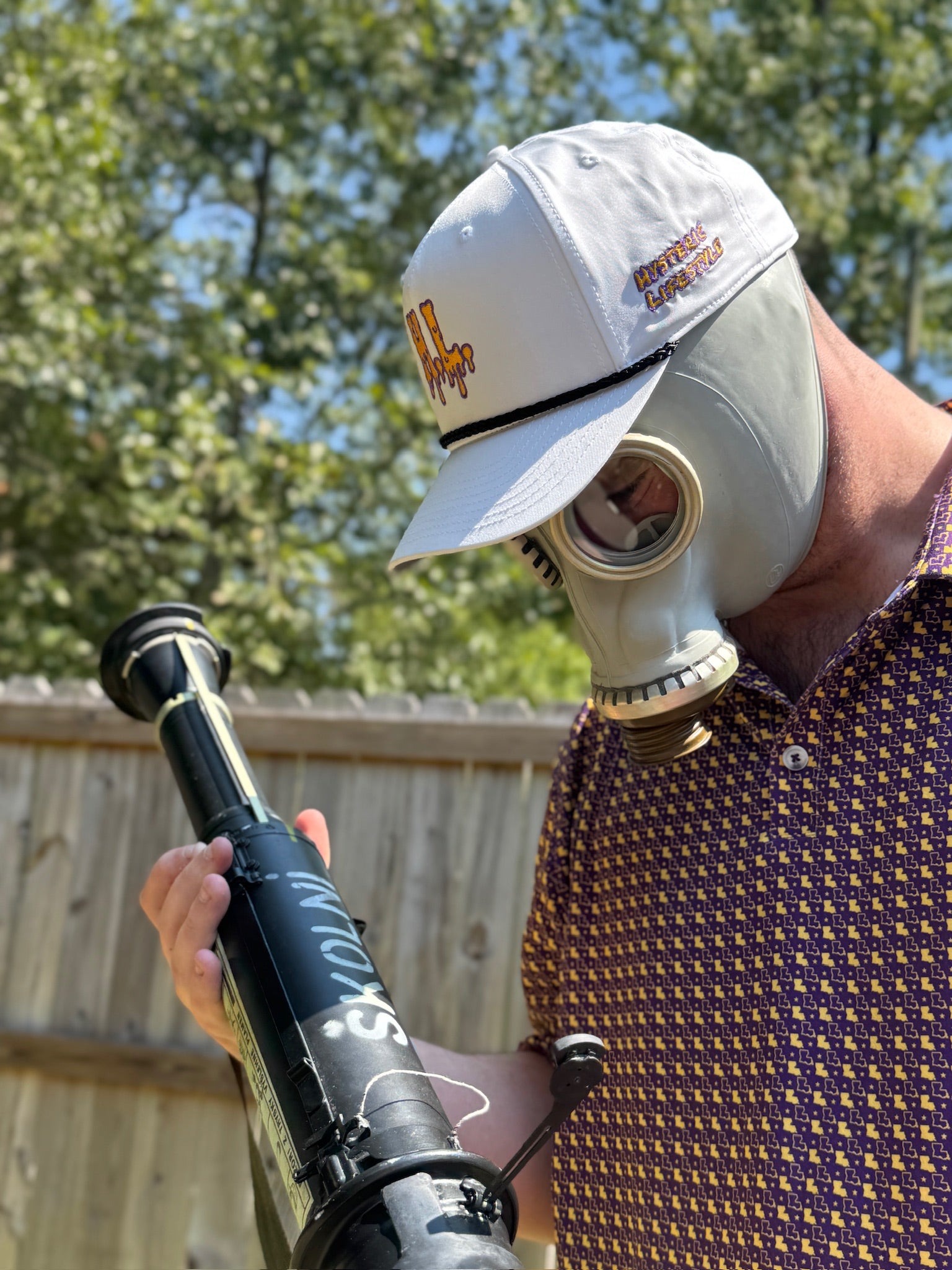 H.L. LSU Classic rope cap
